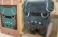三菱自動車 デリカミニ 特大 デリ丸 BIG ぬいぐるみ 緑色 非売品