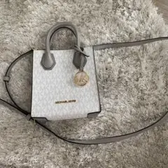 MICHAEL KORS ミニショルダーバッグ ホワイト/グレー