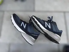 ニューバランス M990NV5 27.5㎝ ネイビー