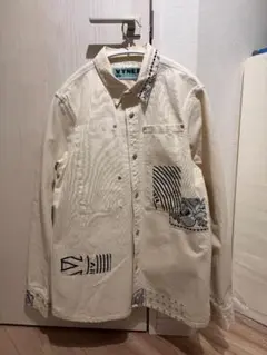 VYNER ARTICLES パッチワークシャツジャケット　L