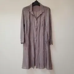 シースルー ラベンダー ロングシャツのサムネイル