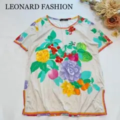 LEONARD SPORT 花柄 Vネック Tシャツ イエロー L「難あり」 - メルカリ
