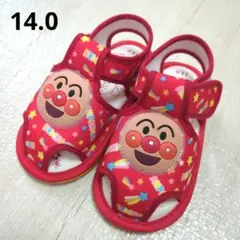 【アンパンマン】ベビー サンダル 14.0cm 赤
