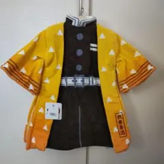 鬼滅の刃　ドレスタオル　木製ハンガー付属　抗菌　LXTN-1302　我妻善逸