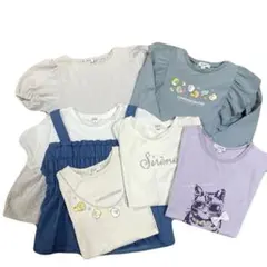 130 まとめ売り　a.v.v 5点　女の子　トップス　半袖　長袖　春服