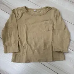 ベージュ 長袖カットソー 100サイズ