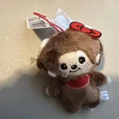モンチッチ×ハローキティおそろいアクリルチャーム付きマスコット