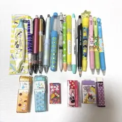 平成レトロ まとめ売り キャラクターシャーペン 消しゴム セット
