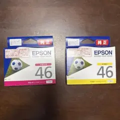 EPSON 純正 インクカートリッジ 46 シアン マゼンタ セット - メルカリ