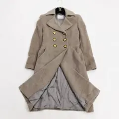 1539 Dior チェスターコート ダブル　金ボタン　カシミヤベージュ　M