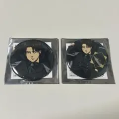 進撃の巨人 Dignified トレーディング缶バッジ リヴァイ 2種