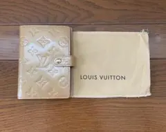 ルイヴィトン モノグラム・ヴェルニ アジェンダ PM 手帳カバー ノワゼット