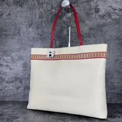 新品 STUDIO PICONE メッシュ 本革 ナイロン トートバッグ