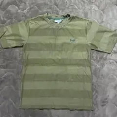 LACOSTE ラコステ ボーダー Tシャツ カーキ FR2のサムネイル