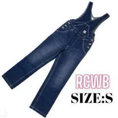 ⭐️A220⭐️ RCWB ♥ ロゴ ストレート デニム サロペット オーバーオール