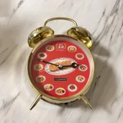 【新品未使用】餃子の王将 音声目覚まし時計 時計　ゴールドのサムネイル