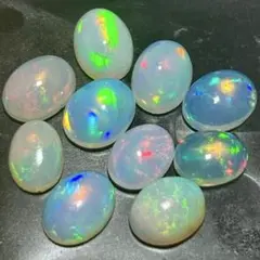 オパール 10個セット エチオピア産 9.1ct