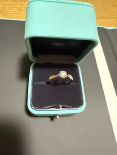 Tiffany0.5ctスクエアカットダイヤモンドリング - メルカリ