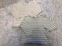 バースデイ　しまむら　95サイズ　ロンT 長袖　ボーダー　2枚セット