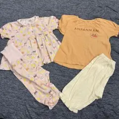 アンパンマン　ドキンちゃん　ベビー　半袖　パジャマ　綿100 90