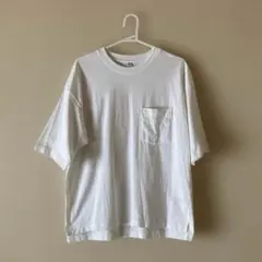 GU ボクシーT(5分袖)オーバーサイズ ホワイト M