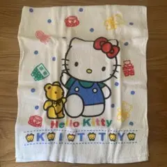 ★新品未使用！タオルケット バスタオル フェイスタオル レトロ ハローキティ サンリオ ハローキティ キティちゃん 平成レトロ バスタオル