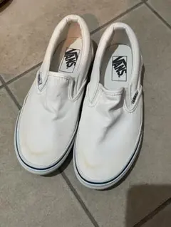 Vans ホワイト スリッポン