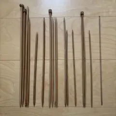 木製棒針 17本セット