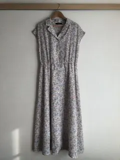 wcloset ⭐︎ 小花柄開襟シャツワンピース