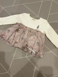 18日までの出品！プティマイン ピーターラビット 長袖 80 チュニック　秋冬