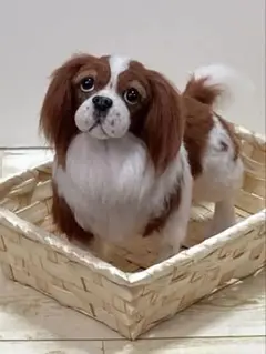 羊毛フェルト 犬