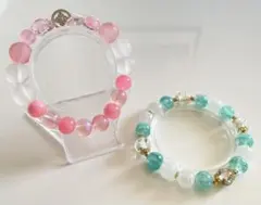 ☆さくら★様 ガラスビーズブレスレット　4点まとめ商品
