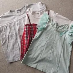 値下げ。120cmTシャツ3枚セット
