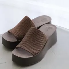 LOWRYS FARM カンドウフィットＫｎｉｔサンダル (サイズL)のサムネイル