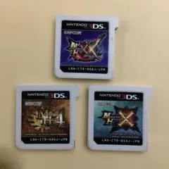 モンスターハンターシリーズ 3本セット 3DS