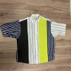 tomorrow land 異素材　切り替え　シャツ