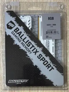 【中古】DDR4-2666 16GB(8GB×2枚) Crucial