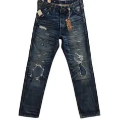RRL DOUBLE RRL ダブルアールエル デニムダメージ加工オーバーオール
