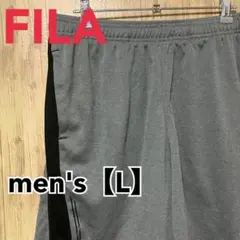 TC22【US輸入】FILA(フィラ)　ショートパンツ【メンズL】グレー