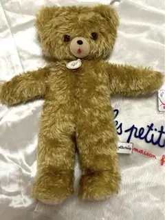 フランスアンティーク 可愛いテディーベア 2匹 ぬいぐるみ 蚤の市 パリ