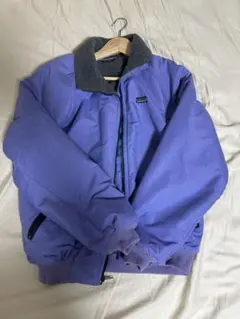 【美品】89年　USA製　パタゴニア　シェルドシンチラジャケット　Mサイズ USA製 89年 patagonia Shelled Synchilla Jacket 紫灰 M 80s