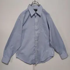 C585 ローレンラルフローレン 長袖シャツ　ワイシャツ Yシャツ 水色 L