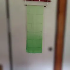 帯揚げ 緑グラデーション