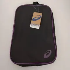 【新品】アシックス★シューズケース★L★シューズ袋★シューズバッグ★パープル