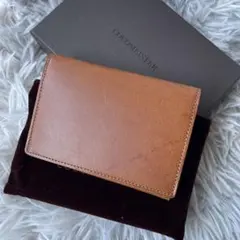 【未使用級】ココマイスター 名刺入れ カードケース ブラウン系