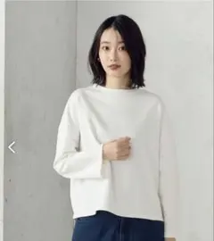 新品タグ付き　コムサイズム　ラインストーン　裏毛プルオーバー　M