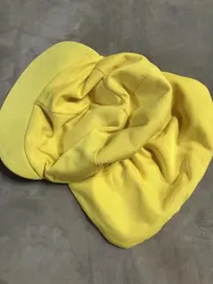 カラー帽子、黄色、中も黄色