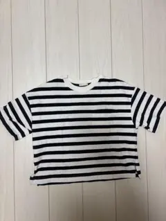 ボーダー半袖Tシャツ 胸ポケット付き