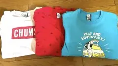 チャムス リンクセット リンガーTシャツ Tシャツワンピース 家族 親子 