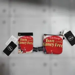 ディズニー　ミッキー　スクエア　コインケース　パスケース　2個セットのサムネイル
